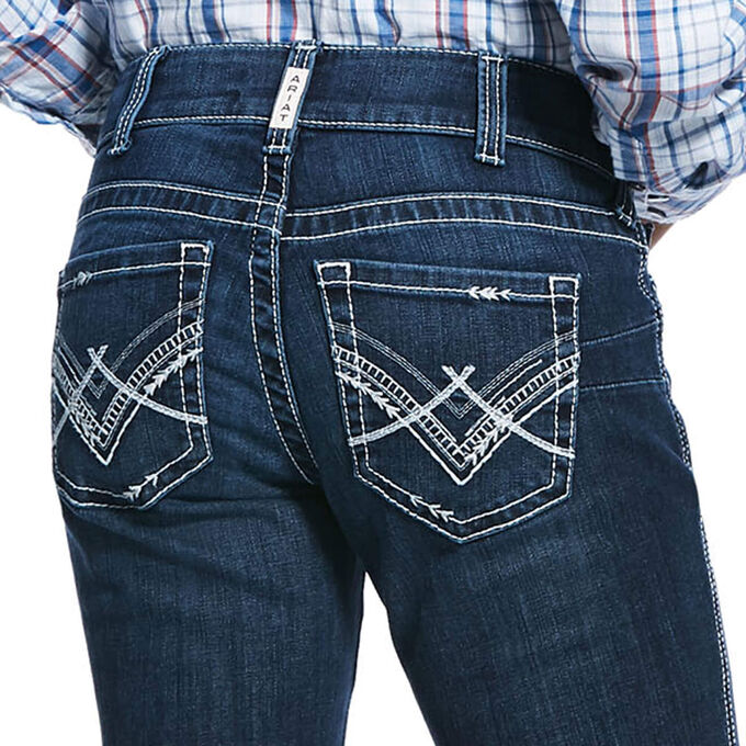 R.E.A.L. Low Rise Stretch Glitz Boot Cut Jean