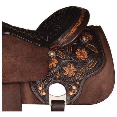 Circle Y Helena AllAround Arizona Flower Western Saddle