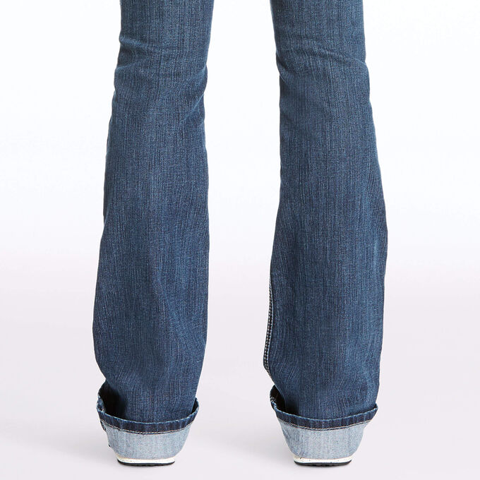 R.E.A.L. Mid Rise Stretch Tulip Boot Cut Jean