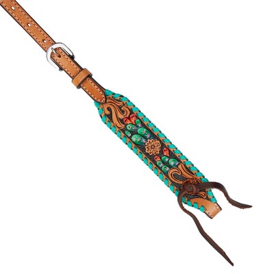 Rafter T Browband Headstall/Bridle- Painted Cactus