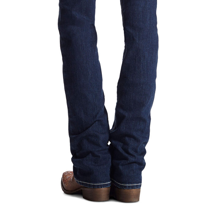 Ariat R.E.A.L. Mid Rise Stretch Icon Stackable Straight Leg Jean