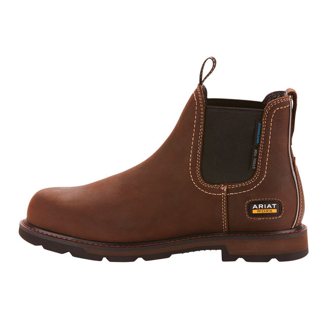 Ariat Groundbreaker Chelsea Waterproof Steel Toe Work Boot