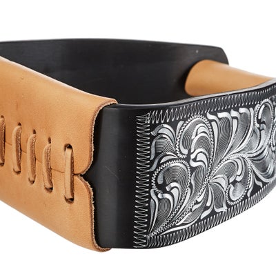 Cashel Engraved Slanted Western Stirrups