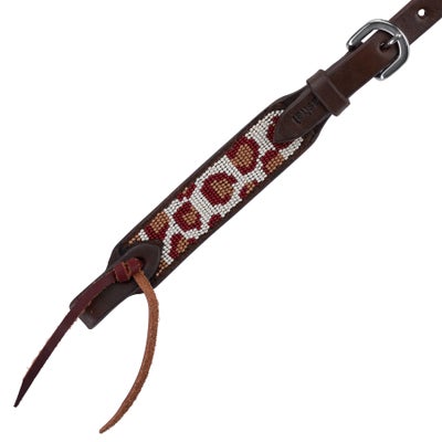 Cashel Leather Beaded Browband Headstall