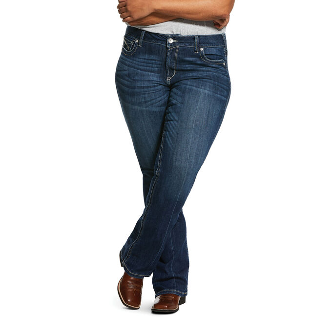 R.E.A.L. Mid Rise Stretch Firebird Boot Cut Jean