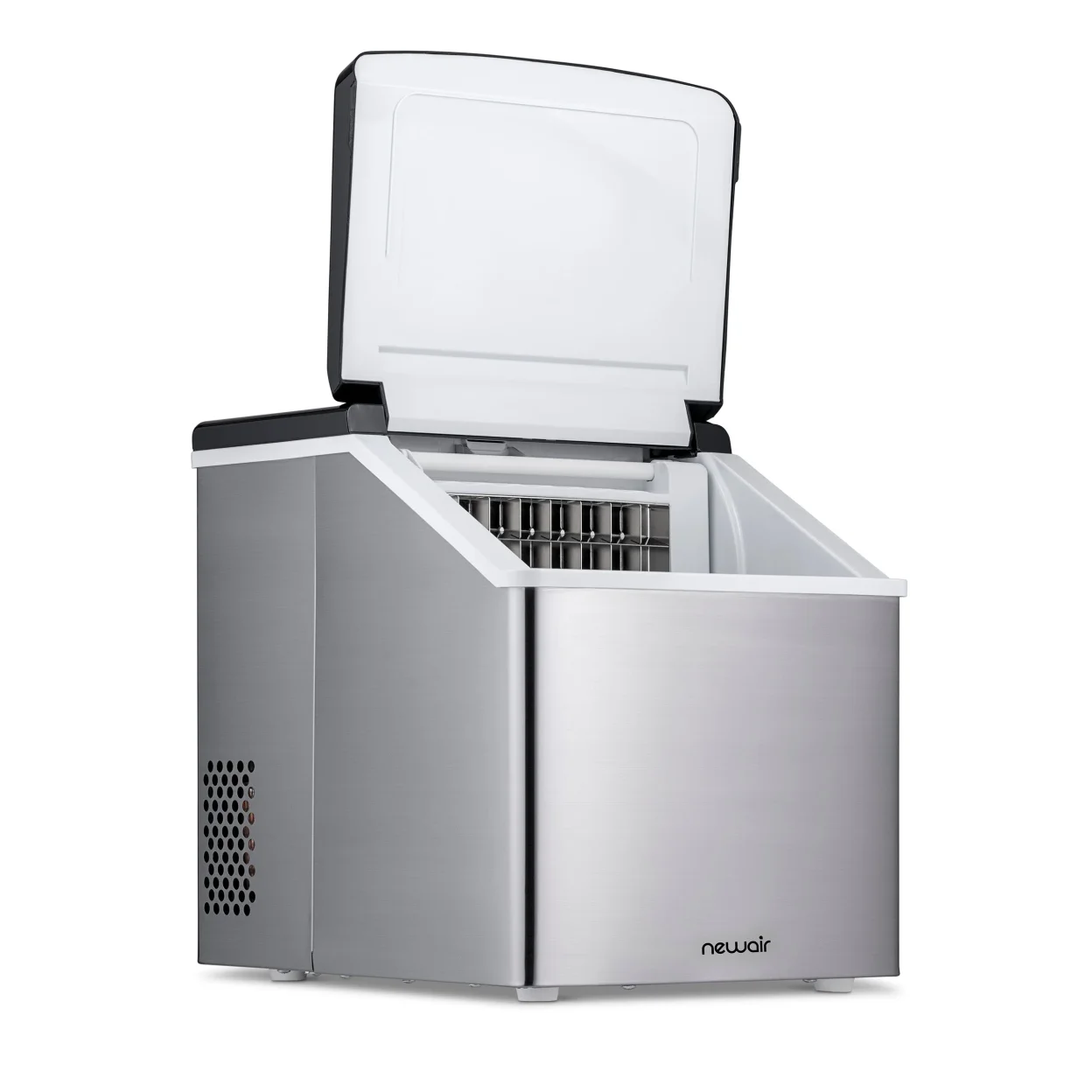 Newair Countertop Clear Ice Maker, 40 lbs. of Ice a Day with Easy to Clean BPA-Free Parts