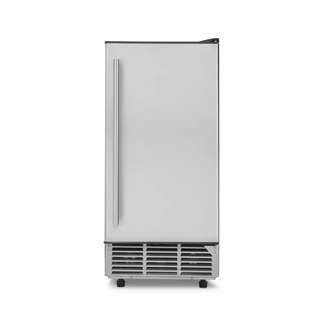 Newair 15” Undercounter 80lb lbs. Daily Clear Ice Cube Maker Machine, Built-in or Freestanding Design, 40 Cubes ready in 15-30 Mins, Fingerprint Resistant Door, Self-Cleaning Function, LED Controls, 24 Hr. Timer, Scoop Included, Ice Thickness Control
