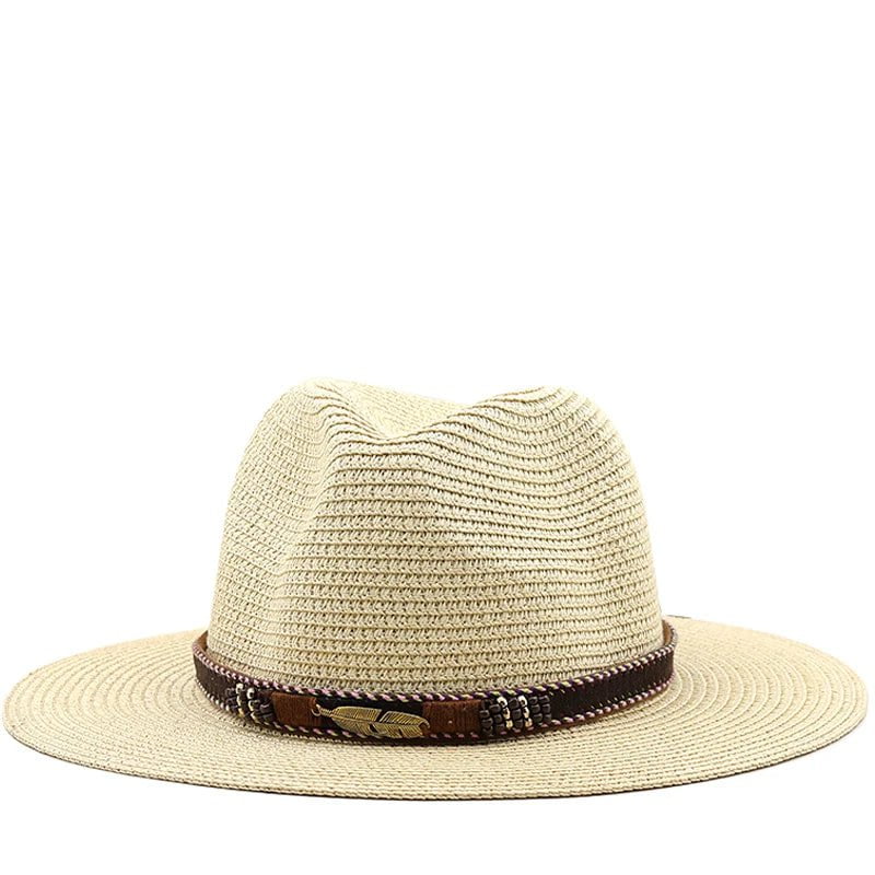 Chapeau de soleil en paille