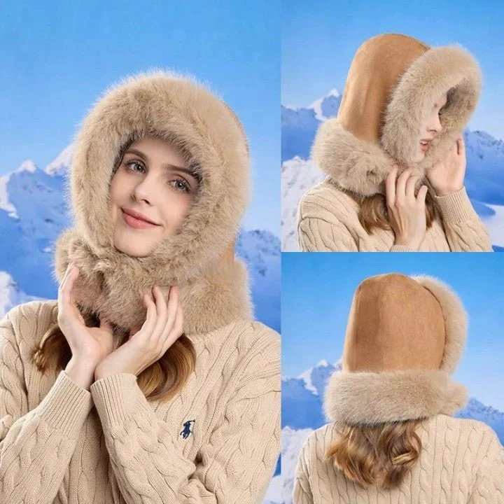 Capuche chapeau foulard