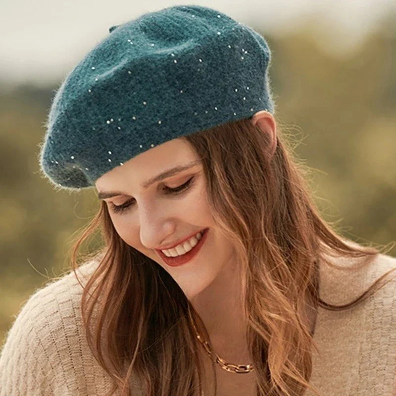 Béret femme en velours