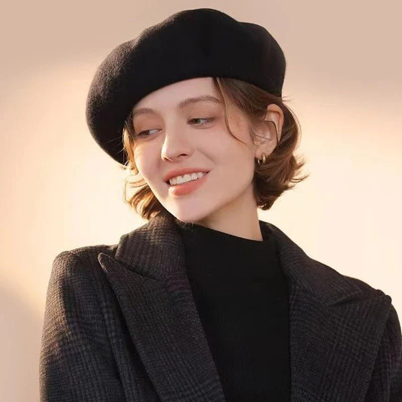 Béret élégant en Laine