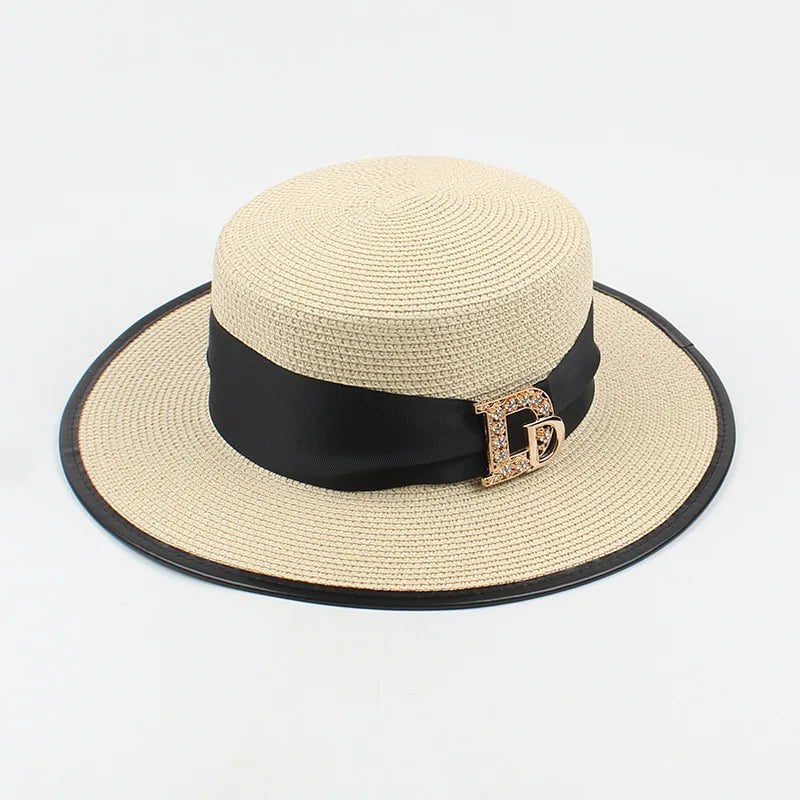 Chapeau en raphia élégant