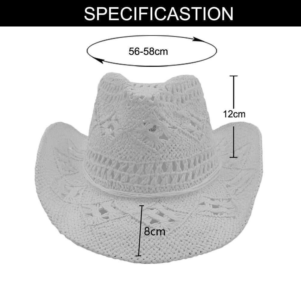 Chapeau western en paille
