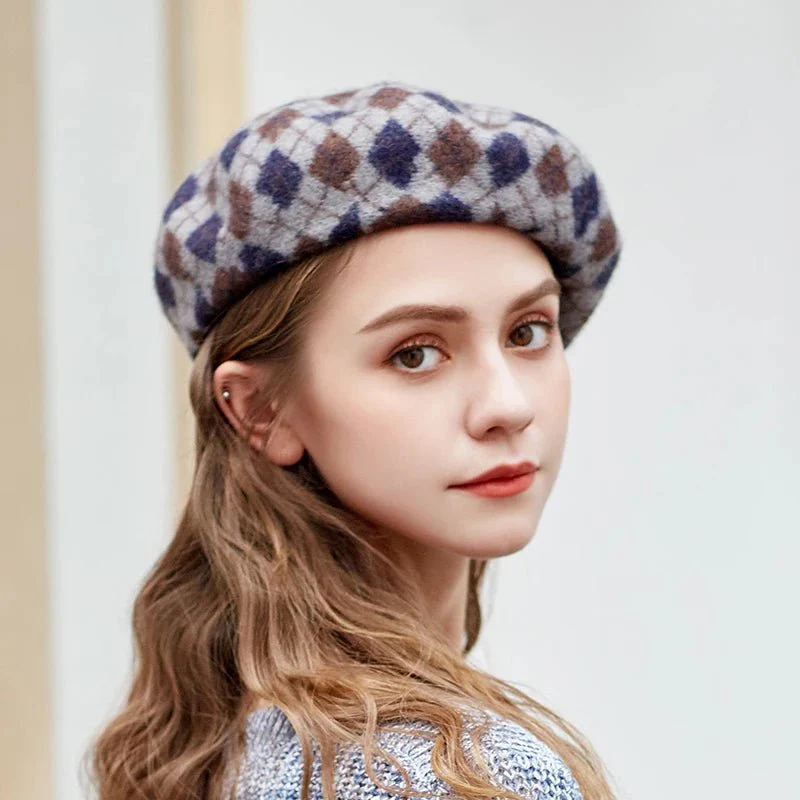 Béret femme épais et chaud