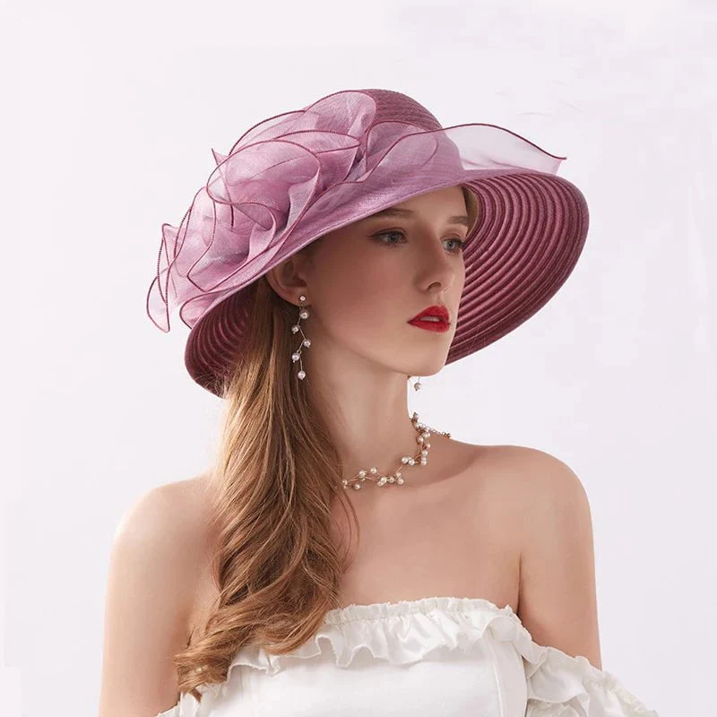 Chapeau femme sophistiqué