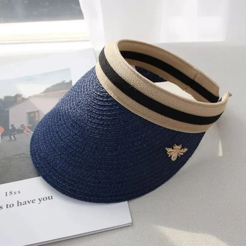 Chapeau de paille visière