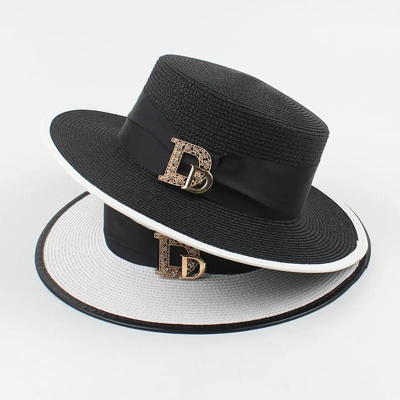 Chapeau en raphia élégant