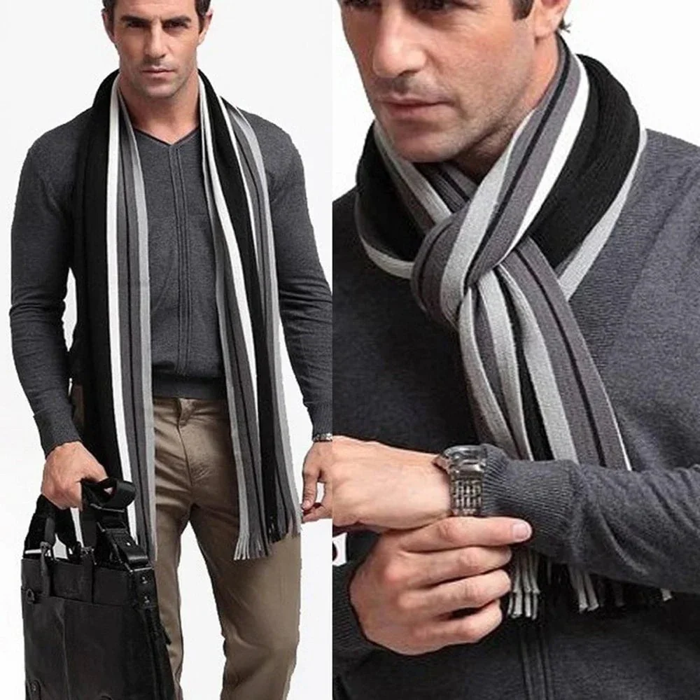 Écharpe classique pour homme