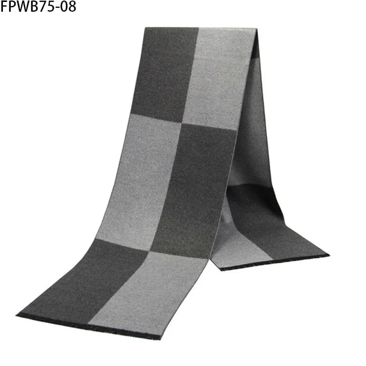 Écharpe à carreaux pour homme