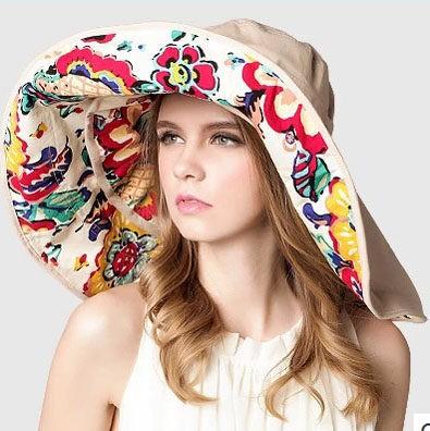 Chapeau D'été pliable grand bord