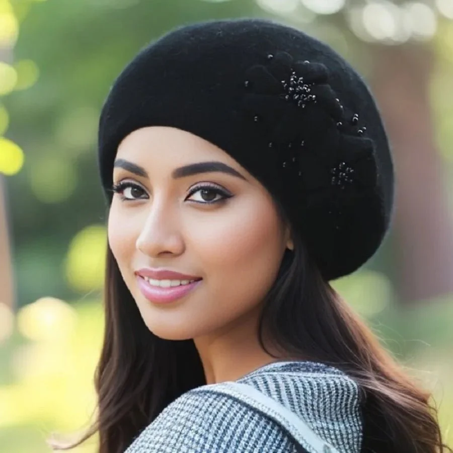 Béret femme chaud et doux