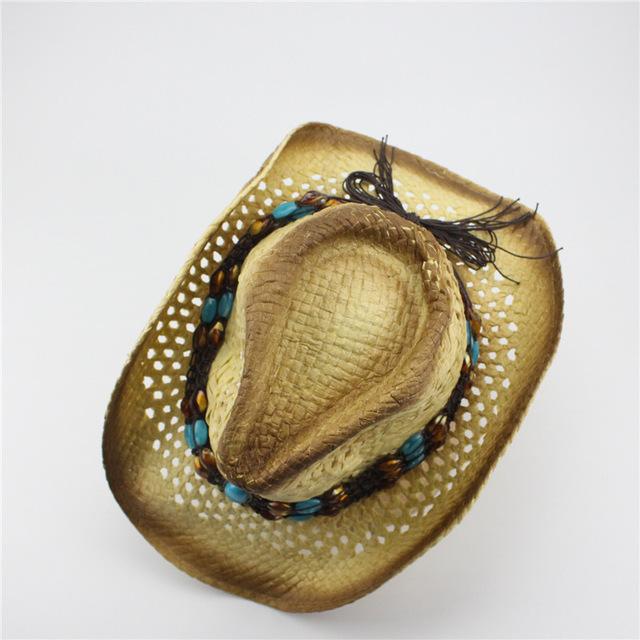 Chapeau western en paille