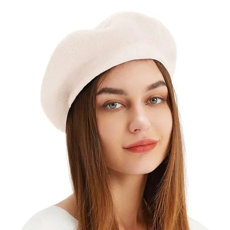 Béret en laine mélangée