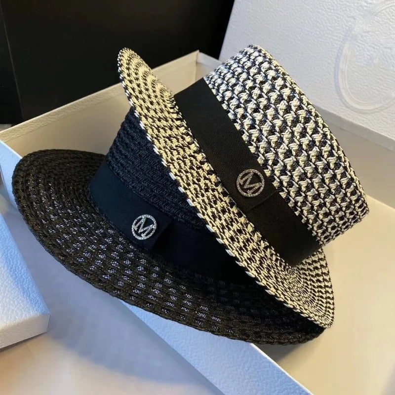 Chapeau plat soleil