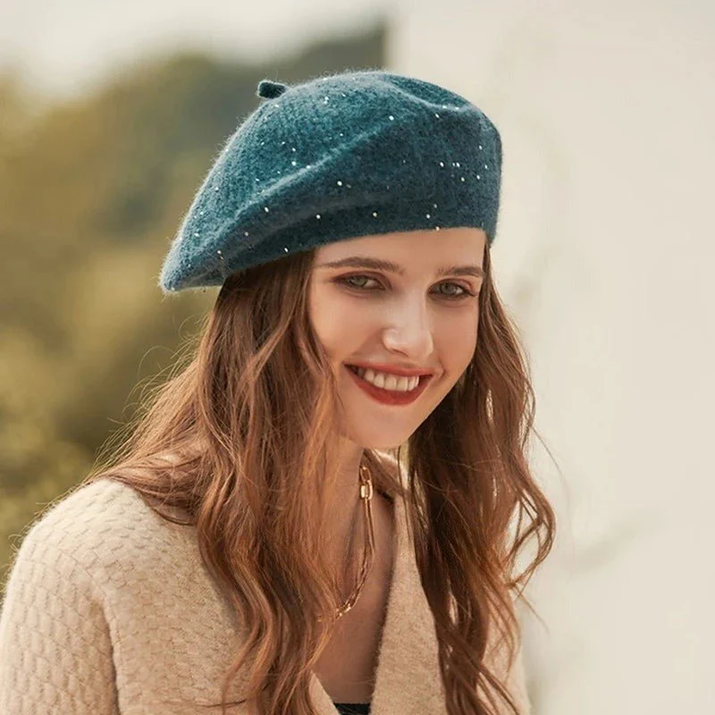 Béret femme en velours
