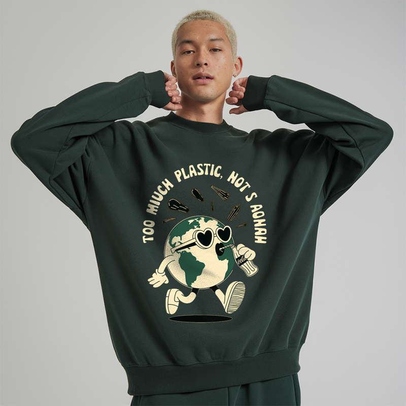Eco Chic Earth Globe Sweatshirt