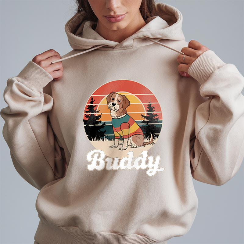 Colorful Canine Retreat Hoodie