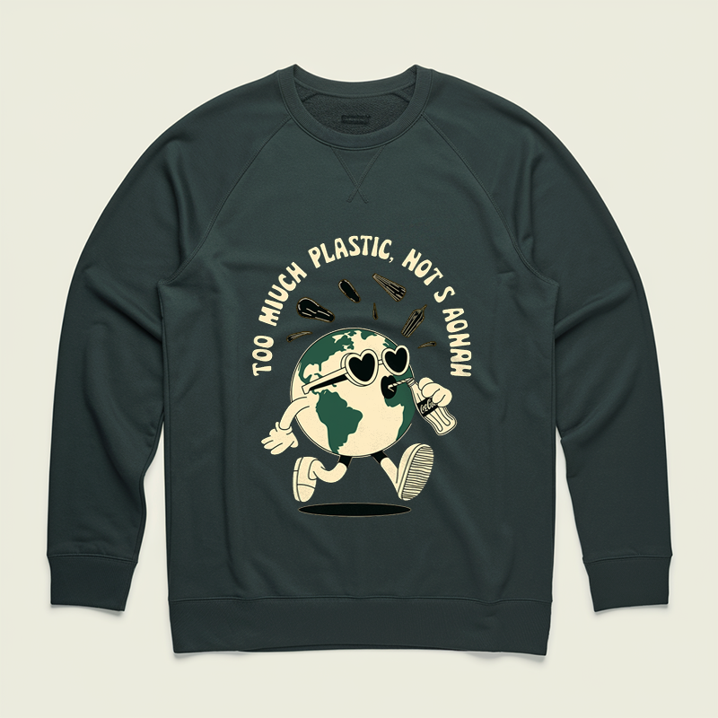 Eco Chic Earth Globe Sweatshirt