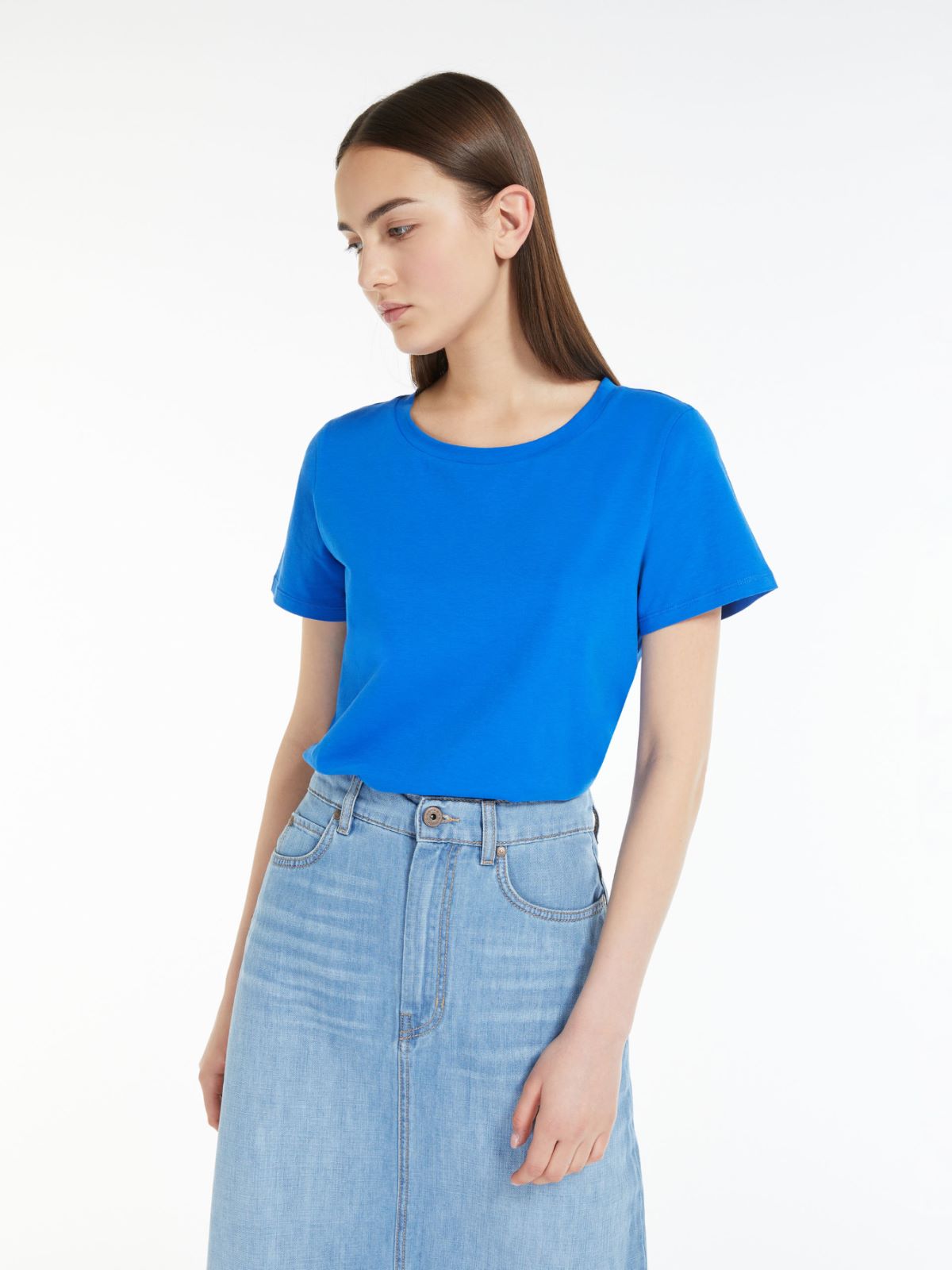 T-shirt in jersey di cotone organico