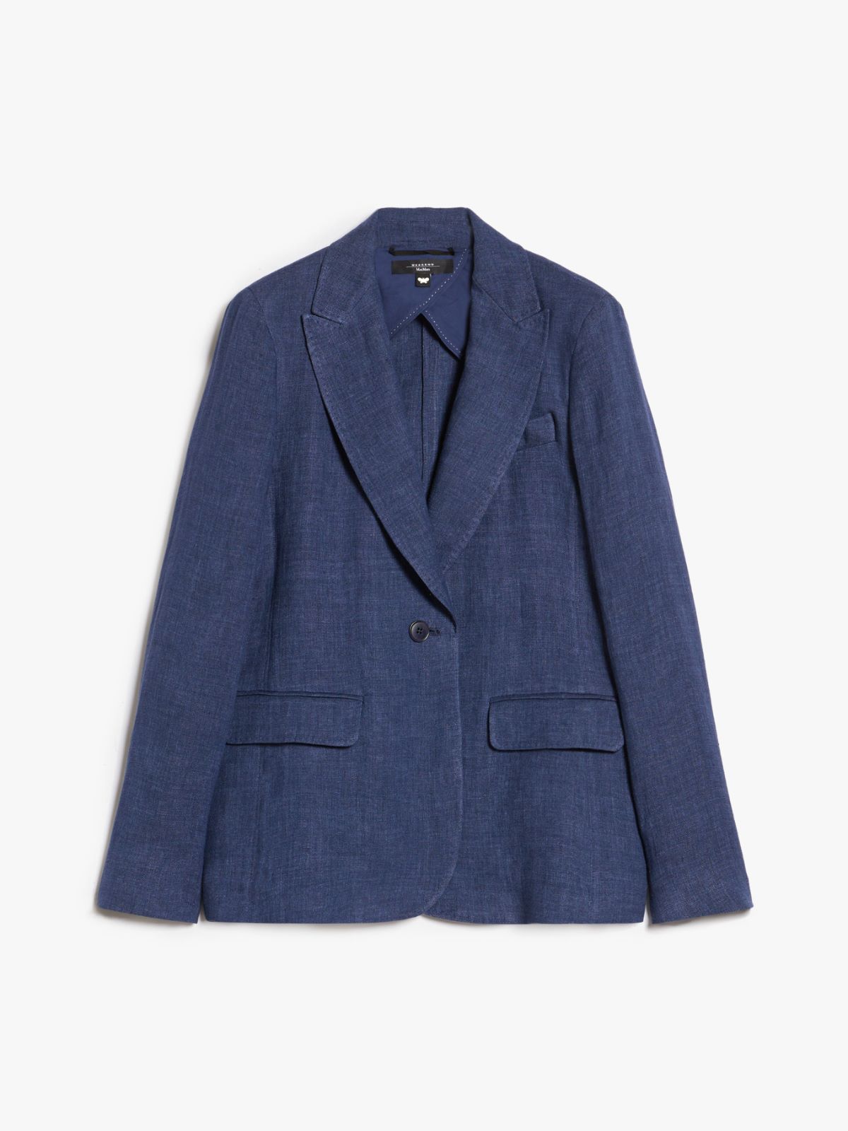 Blazer monopetto in lino