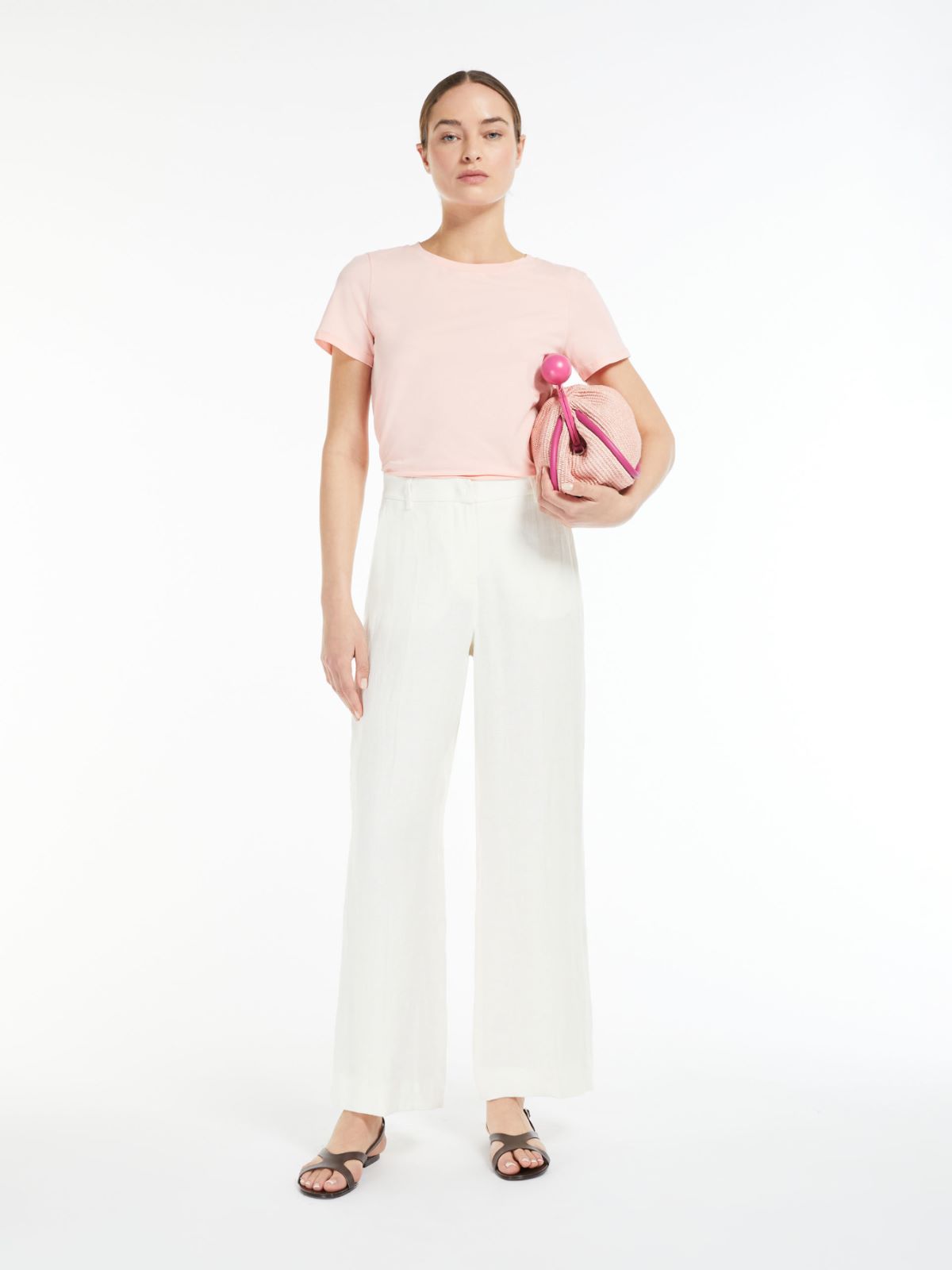 T-shirt in jersey di cotone organico