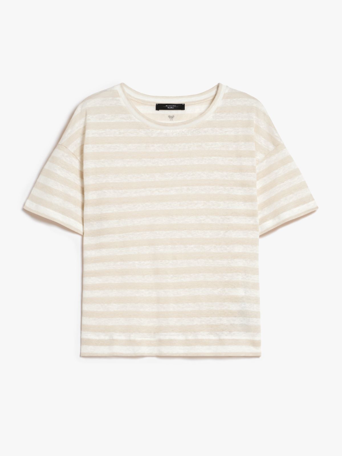 Blusa in jersey di lino