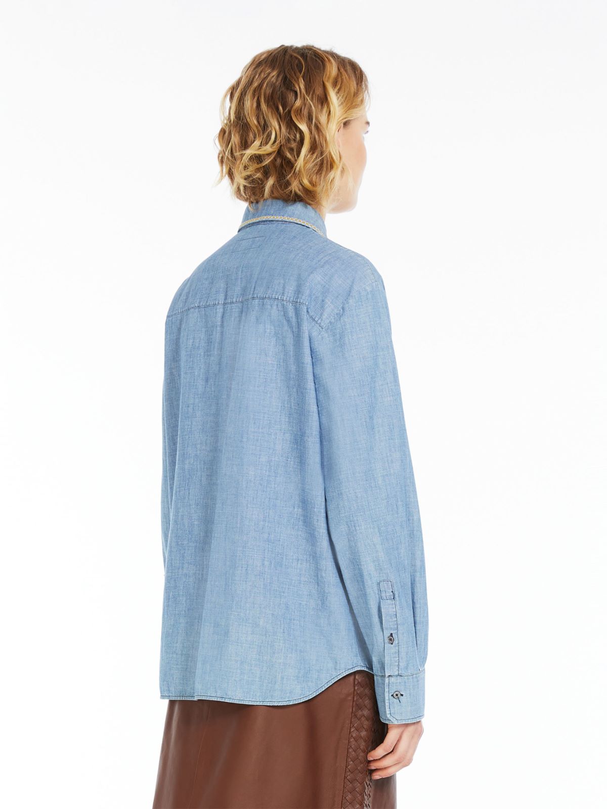 Camicia in chambray di cotone