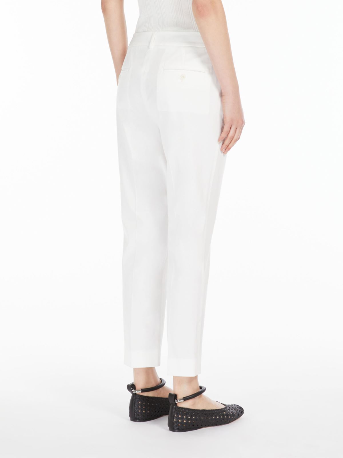 Pantalone slim in cotone stretch