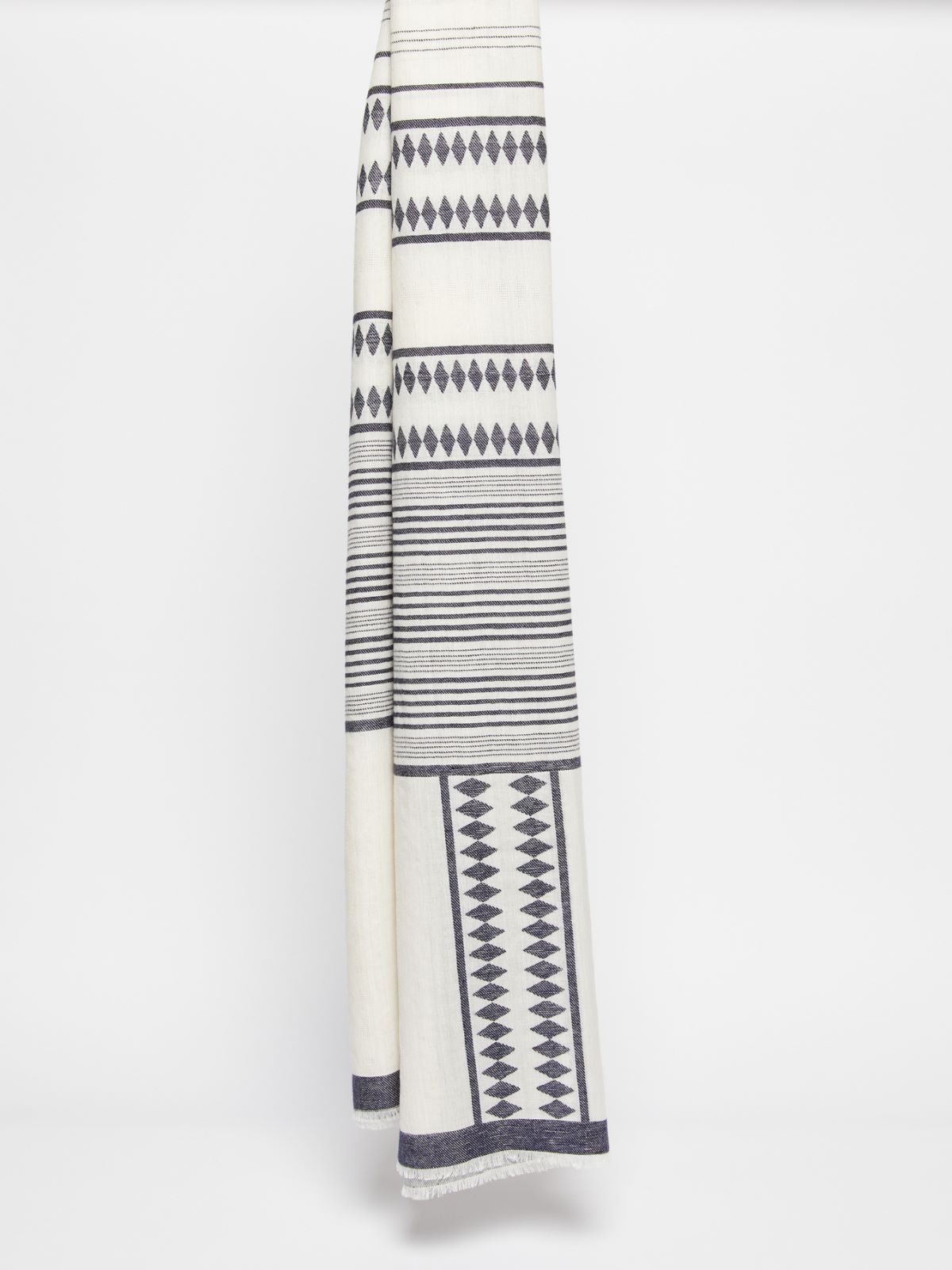 Stola in jacquard fil coupé