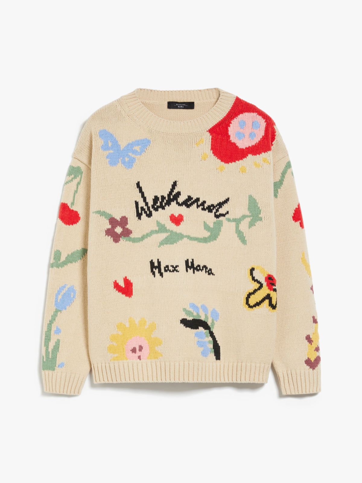 Maglia in cotone ad intarsio