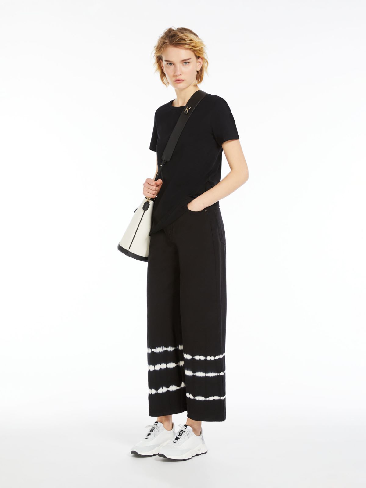 T-shirt dritta in cotone organico