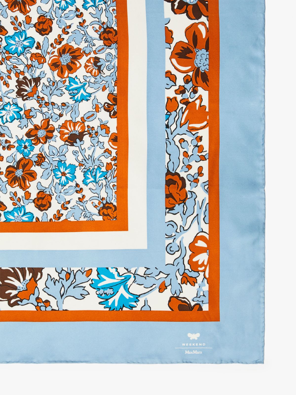 Scialle in twill di seta