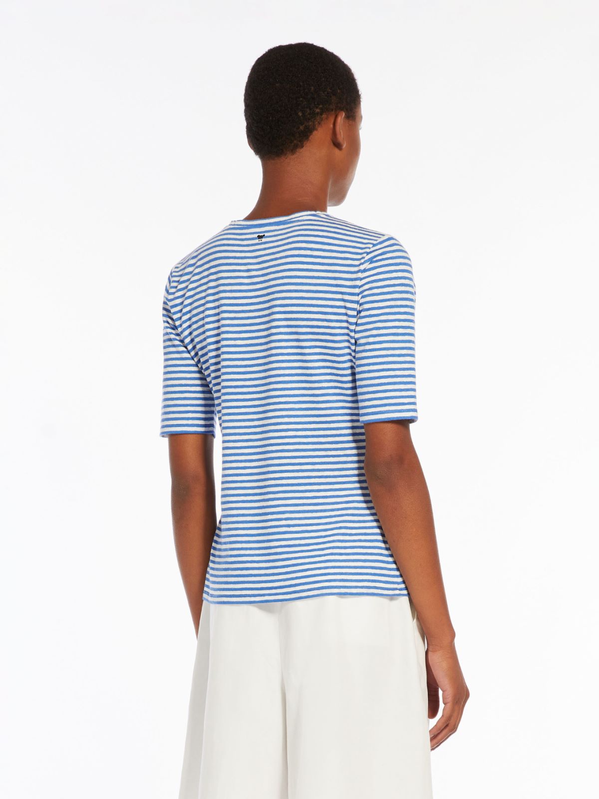 T-shirt in jersey di lino