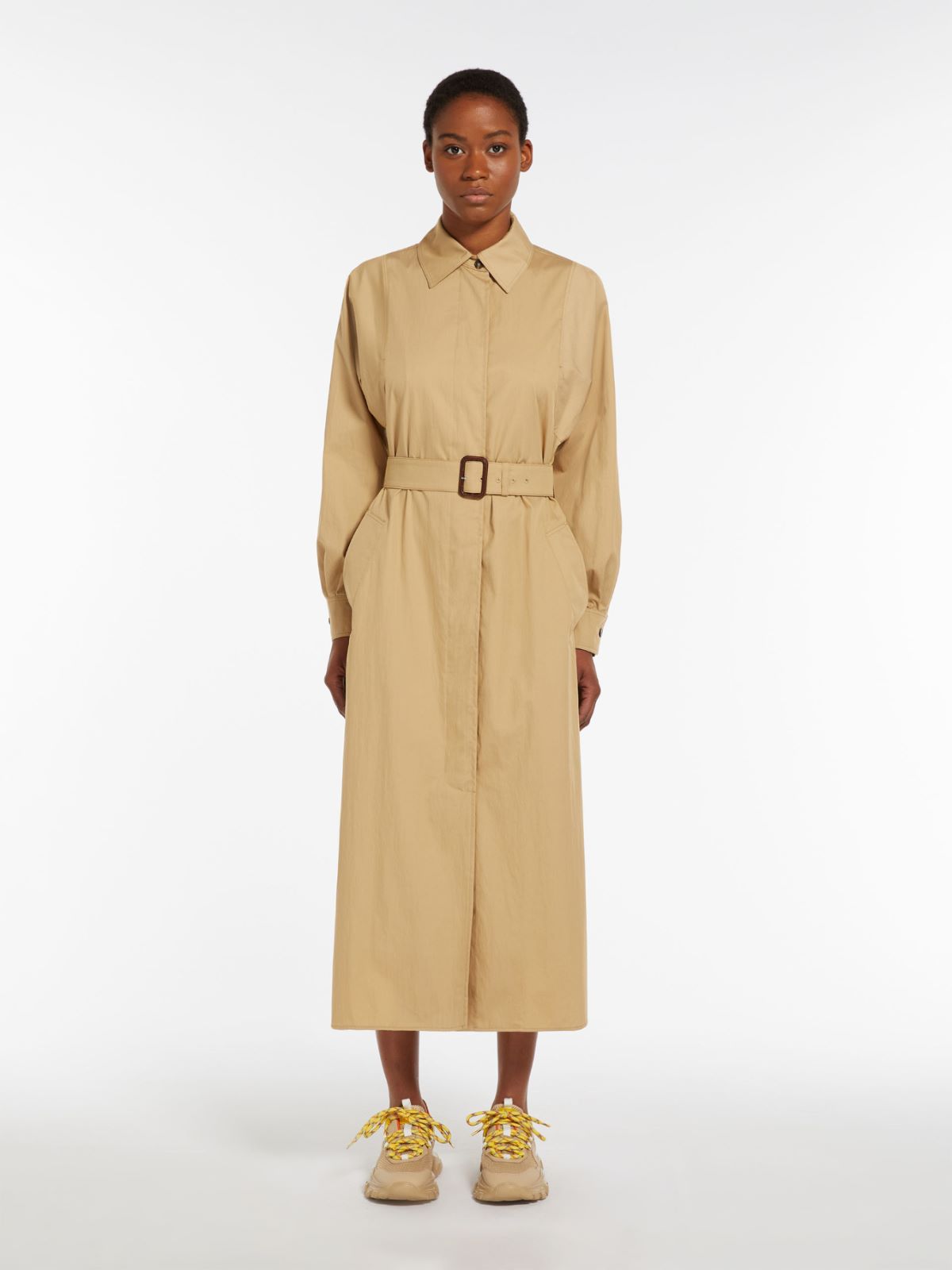 Abito chemisier in twill antigoccia