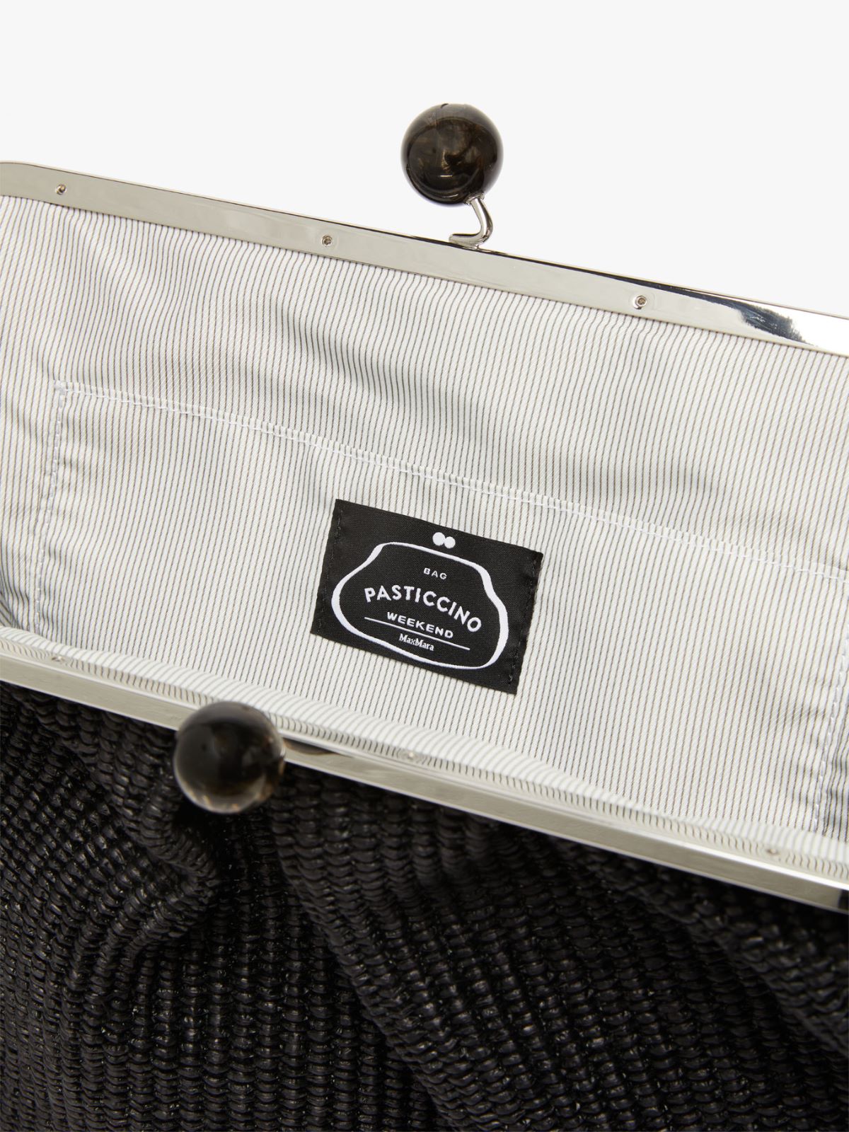 Pasticcino Bag Large effetto rafia