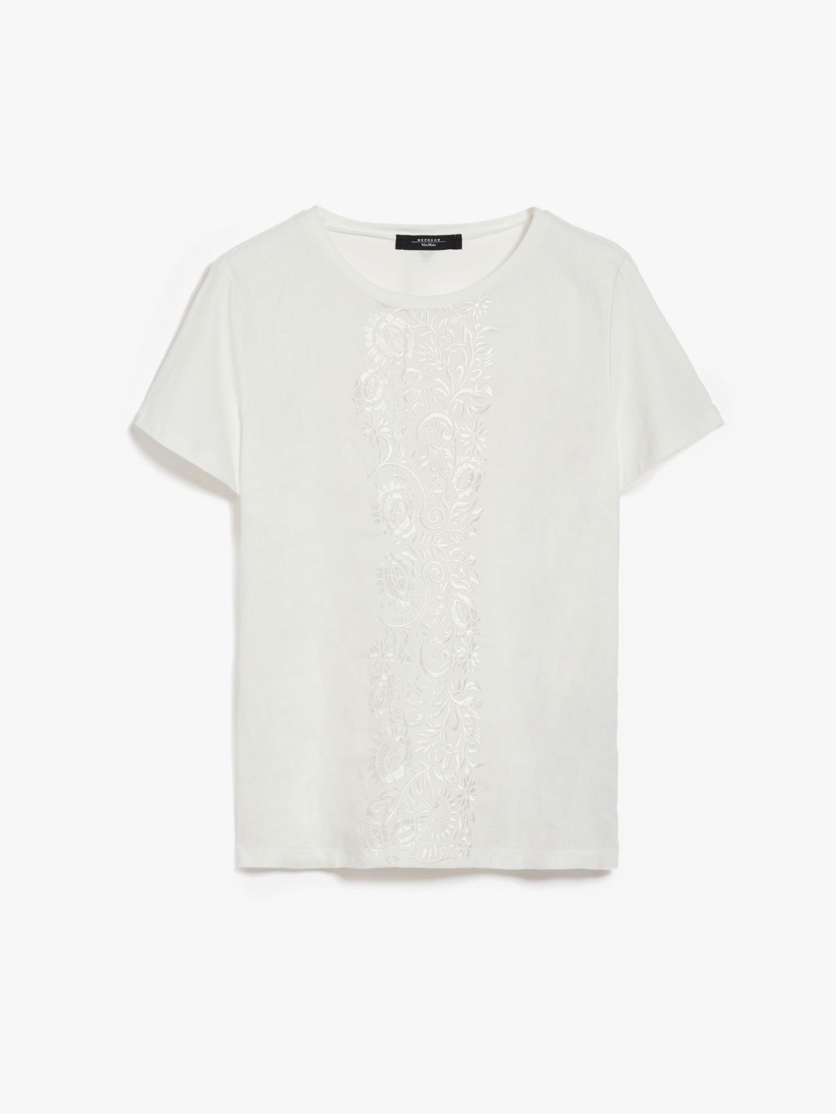 T-shirt in tela di lino