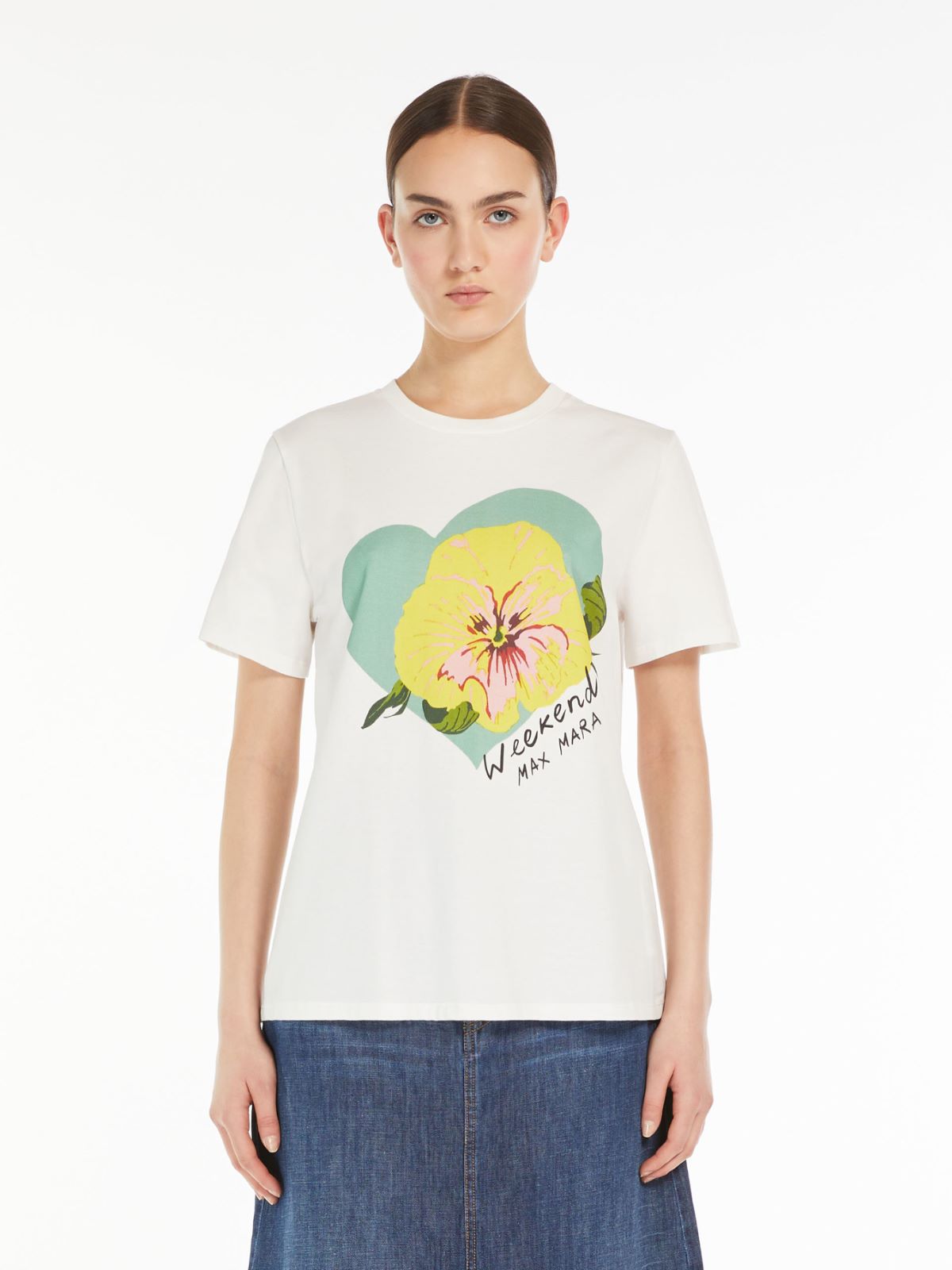 T-shirt in jersey di cotone