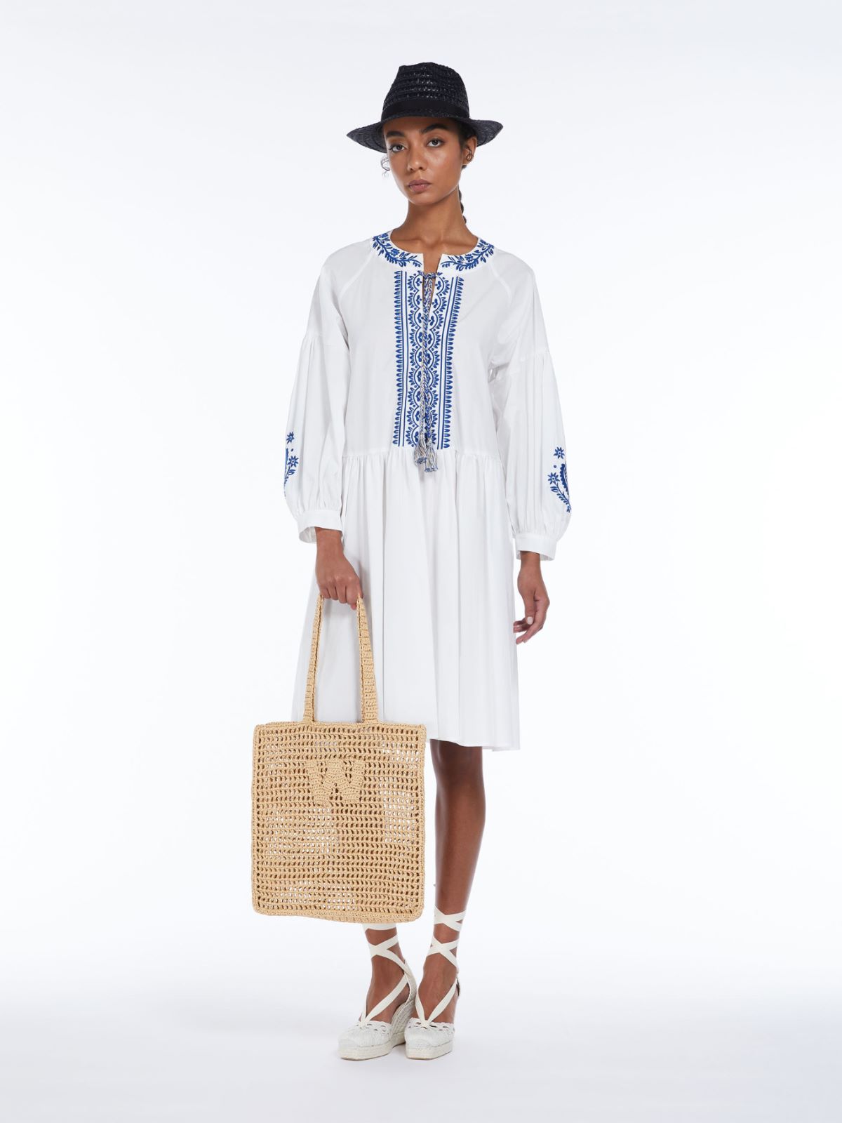 Borsa shopper in macramè