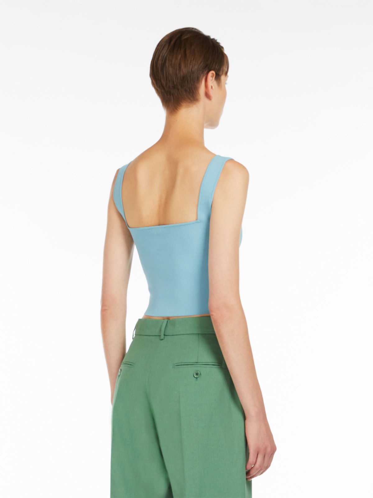 Canotta in filato di viscosa