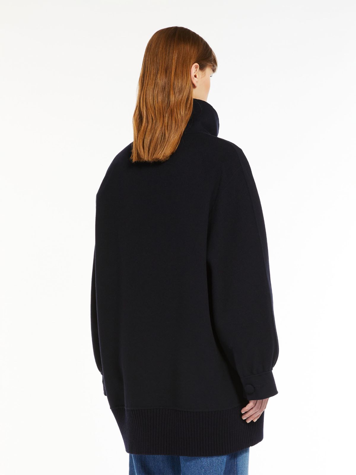 Bomber in lana double